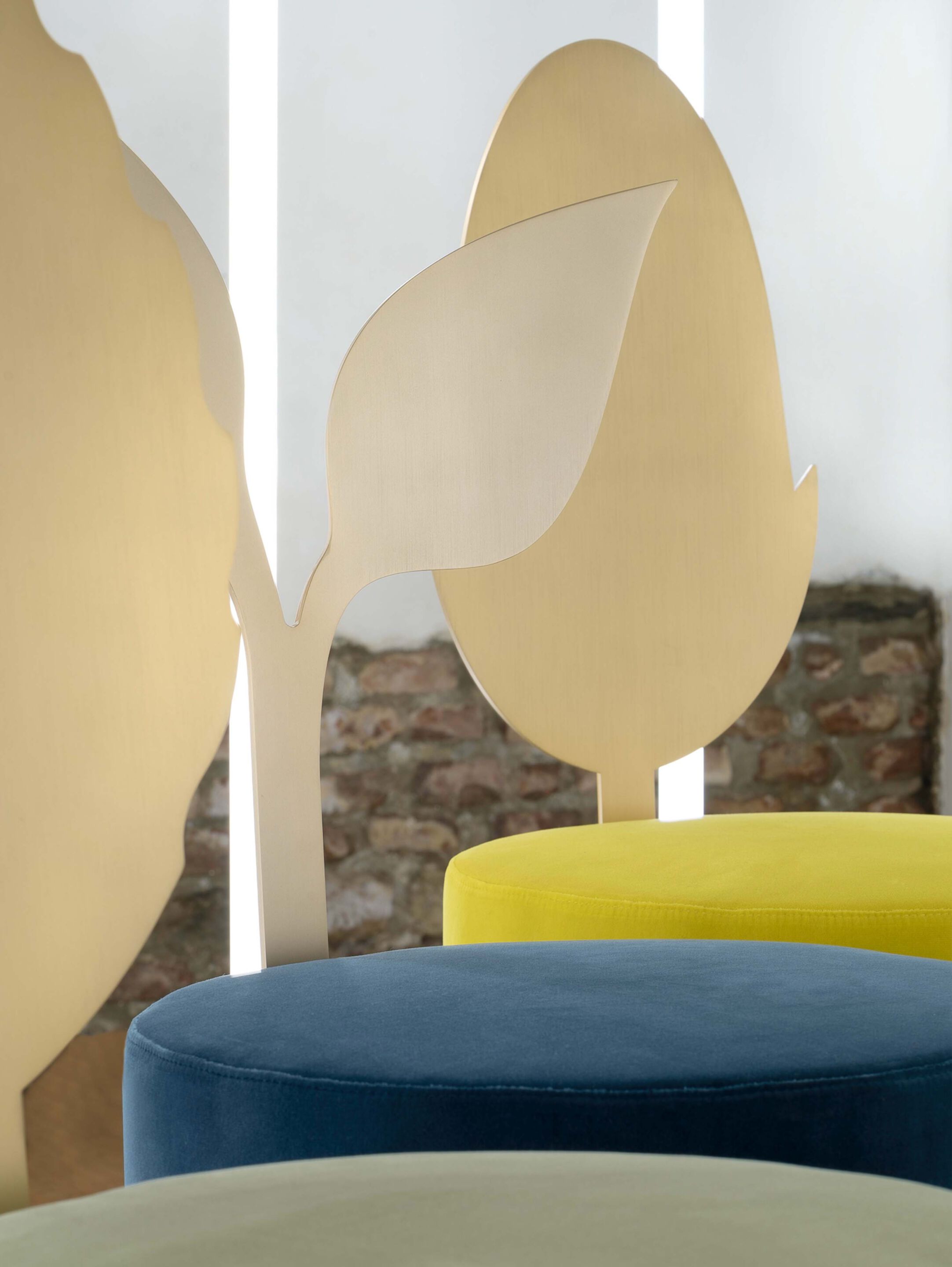 Круглый пуф из ткани Secolo GIARDINO BOTANICO ARCH-00030055 - Вид №4