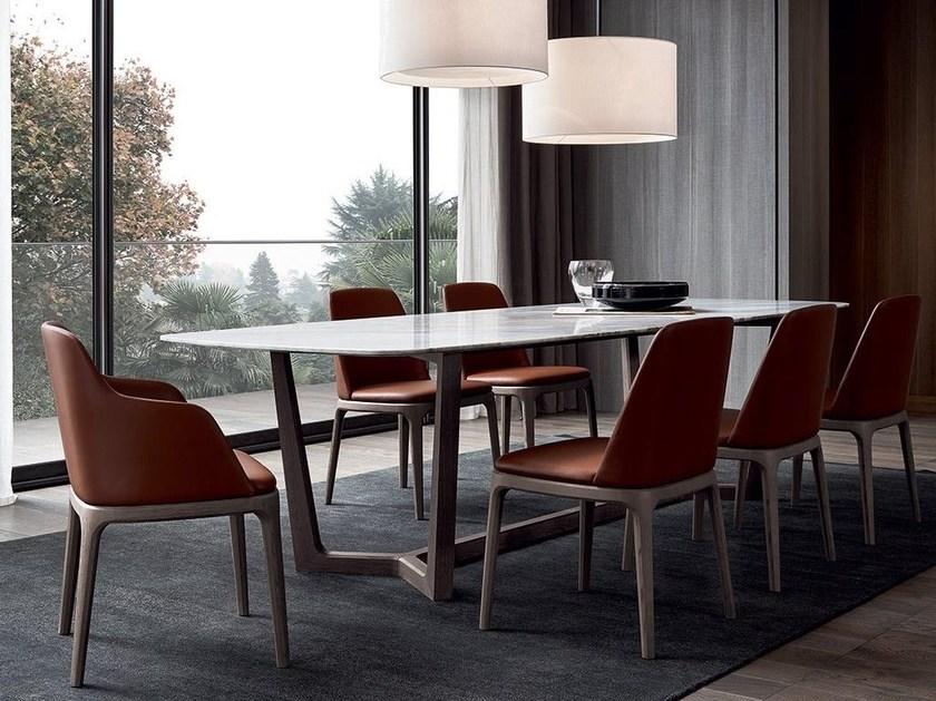 Poliform Прямоугольный мраморный стол Concorde sun-id-1509455 - Вид №2