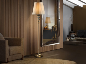 072011 Торшер цвет шампанского Schuller Mercury