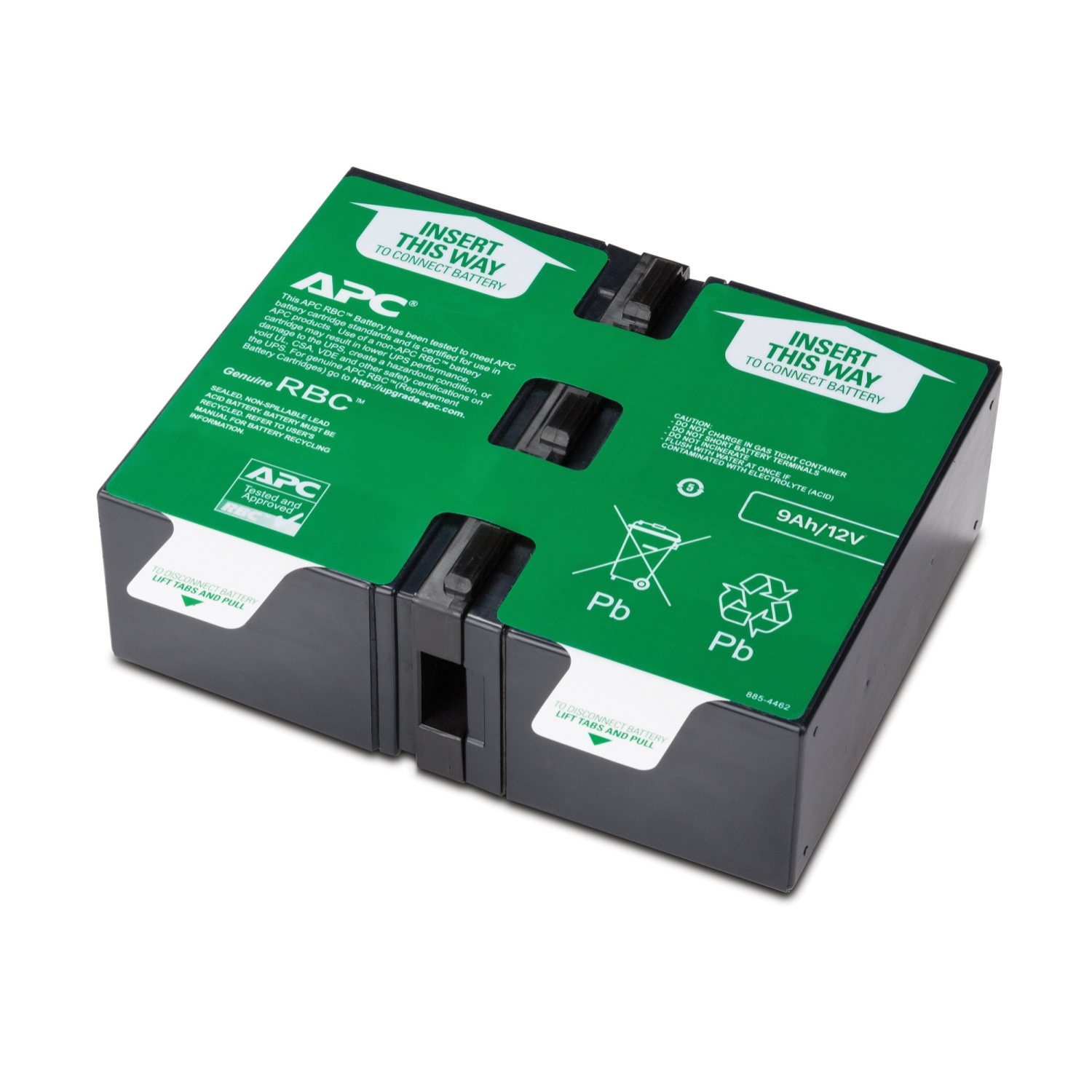 APCRBC124 Сменный батарейный картридж APC №124 со сроком гарантии 2 года Schneider Electric 