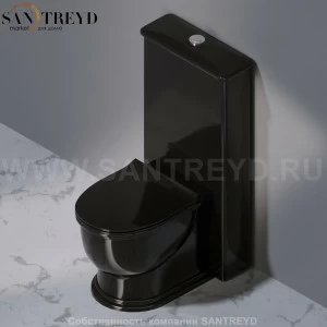 C305104 Компакт унитаз с бачком Черный A. e T. Italia PRINCESS Италия