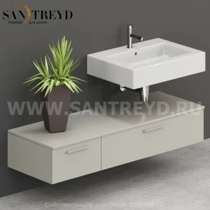 T14552NO2 Столешницы для использования в сочетании с тумбами и открытыми тумбами 145 см серая Globo ARREDO WOOD Италия