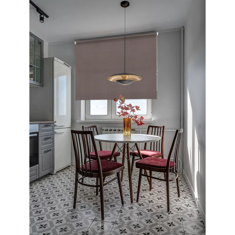 Штора рулонная Inspire Шантунг 120х175 см цвет коричневый 82038553 STLM-2193861  - Вид №5