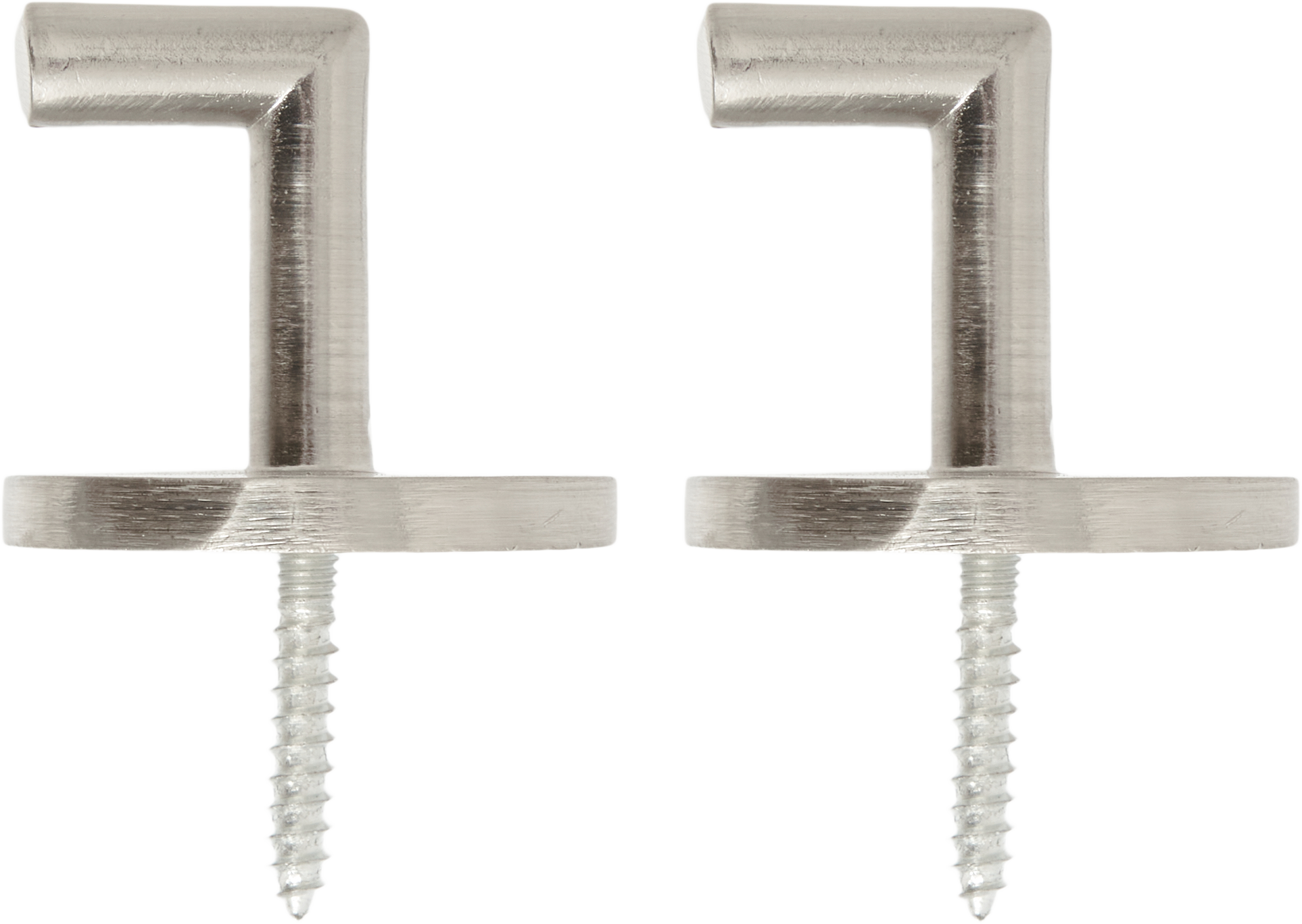 85186946 Держатель для штор 8 см металл цвет хром Хром Матовый STLM-0059694 INSPIRE  - Вид №2