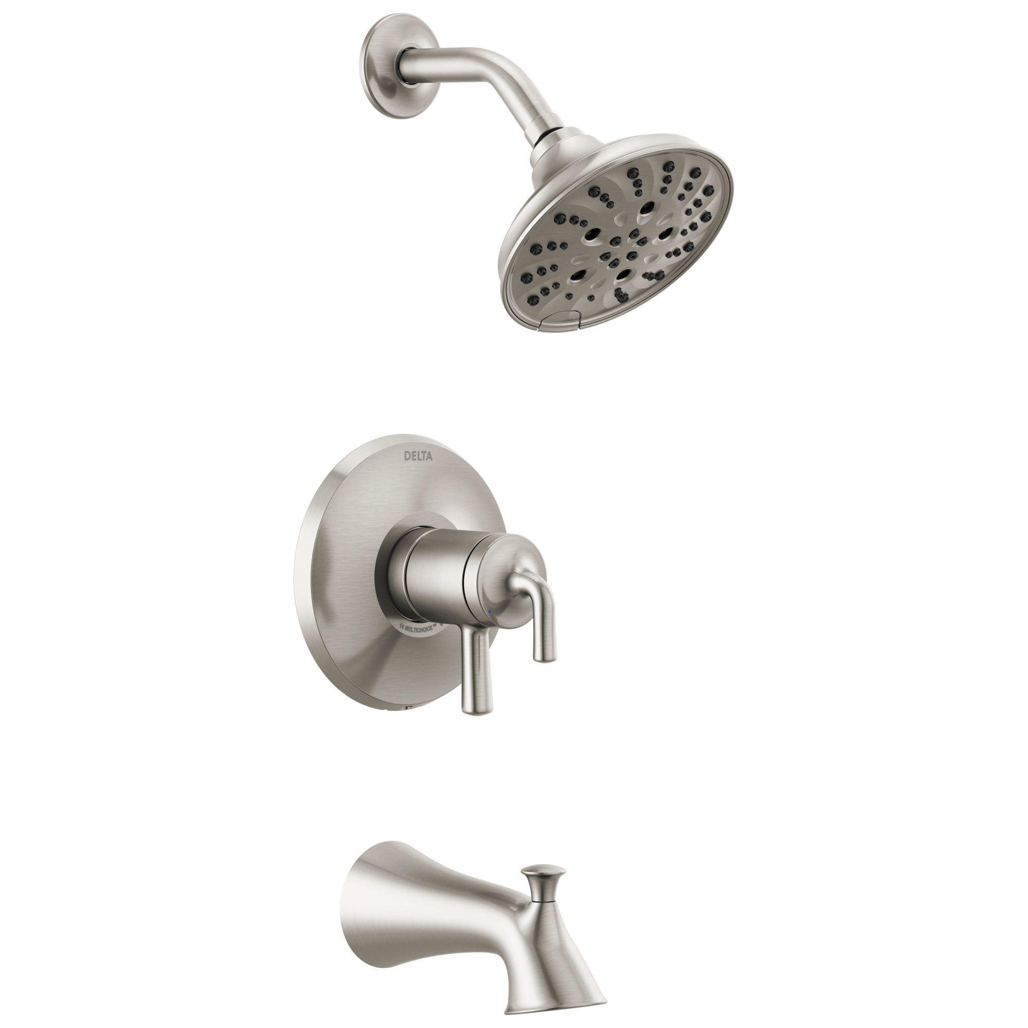 T17433-SS Ванна и облицовка для душа Monitor 17 Series Delta Faucet Kayra Нержавеющая сталь
