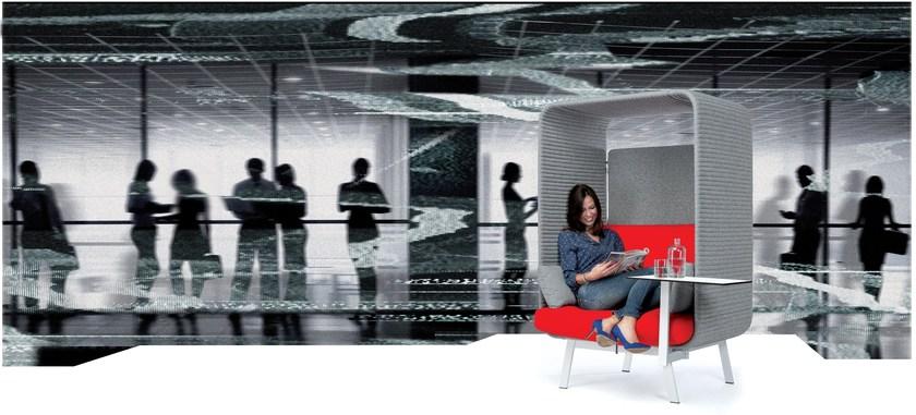 Ares Line Акустическая офисная будка из ткани Privèe sun-id-1376913 - Вид №4