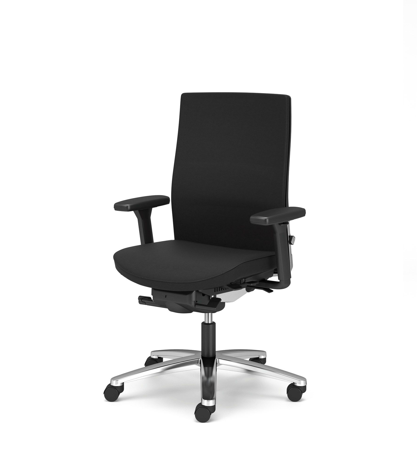 Офисное кресло с колесами и подлокотниками с 5 спицами König Neurath Okay II ARCH-00009520 - Вид №4