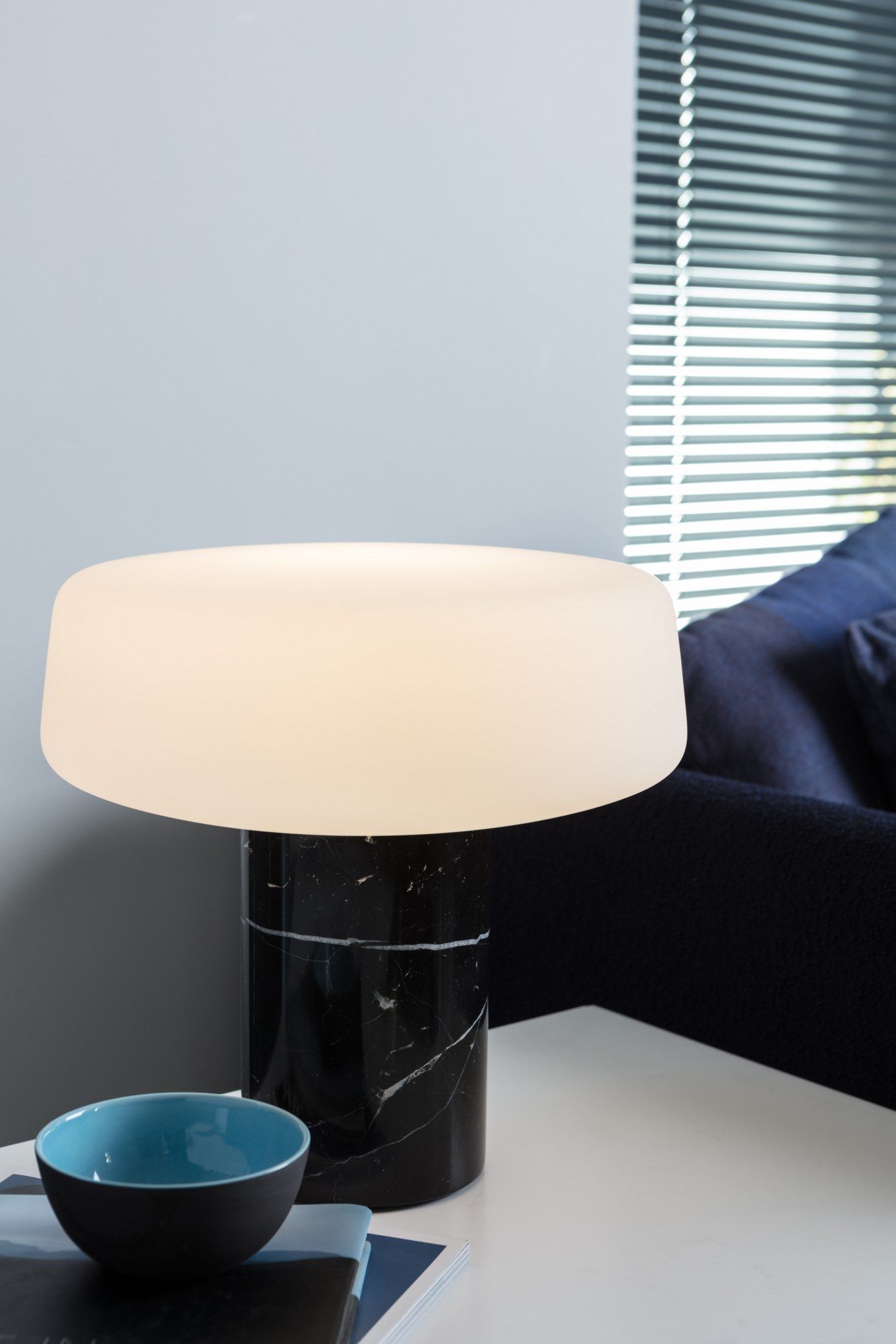 Черная мраморная светодиодная настольная лампа Marquina Case SOLID ARCH-00096833 - Вид №16