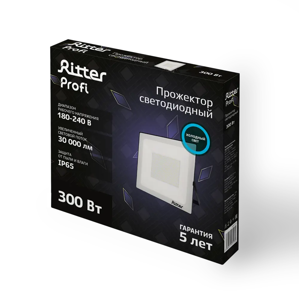 RITTER Profi 300W LED прожектор уличный мощный 30000 Лм 83986902 STLM-0045886 - Вид №10