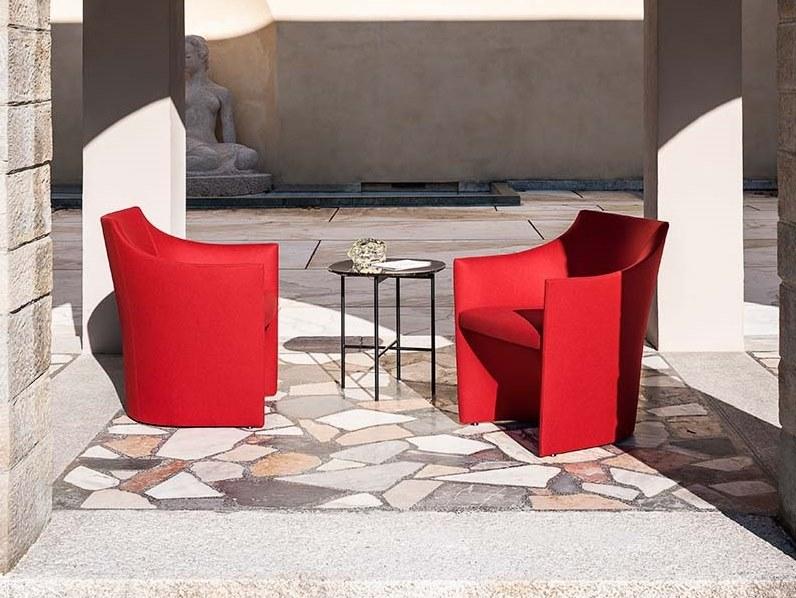 Tacchini Кресло из ткани с подлокотниками Mayfair sun-id-1370932 - Вид №1