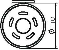 30815A Мыльница подвесная цвет хром LANGBERGER molveno - Вид №2