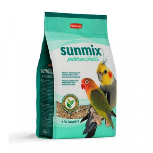 ПР0052089 Корм для птиц Sunmix parrocchetti комплексный основной для средних попугаев 750г Padovan