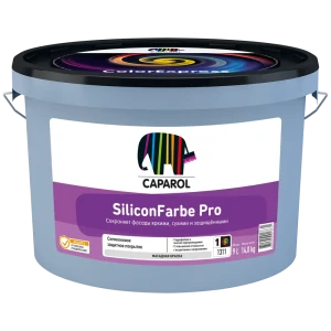 Краска фасадная Caparol Silicon Farbe Pro База 1 цвет белый 9 л 88234351 STLM-2057312