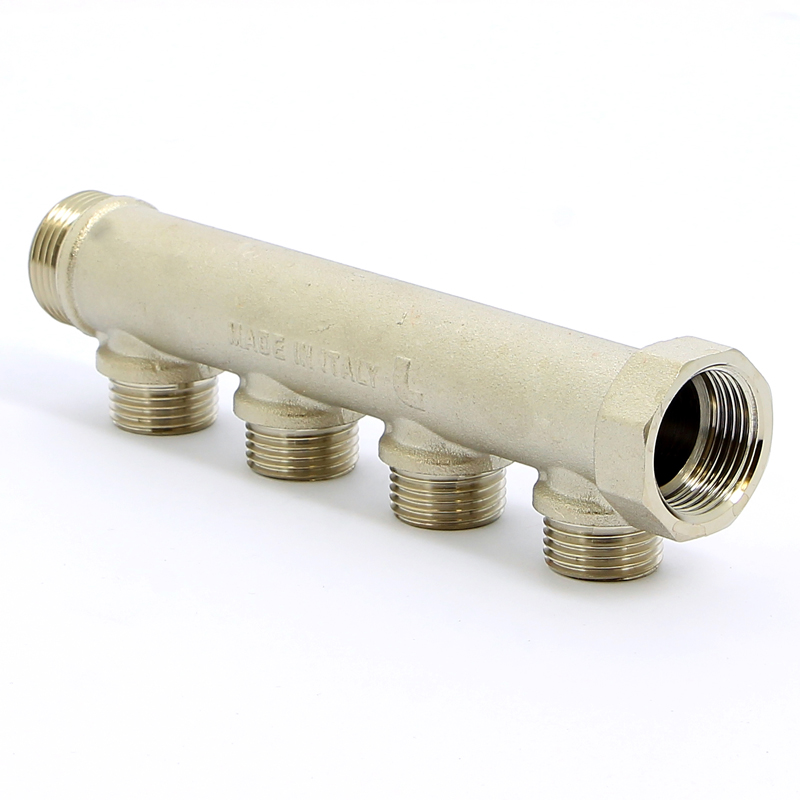 Коллектор НВ 3/4" никелированный ITAP 4 выхода 1/2"Н 38мм 455344 - Вид №3