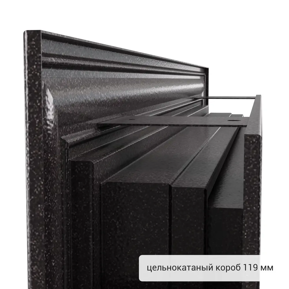 Дверь входная металлическая Денвер 950x2050 мм левая. цвет коричневый TOREX STLM-2200070 - Вид №9