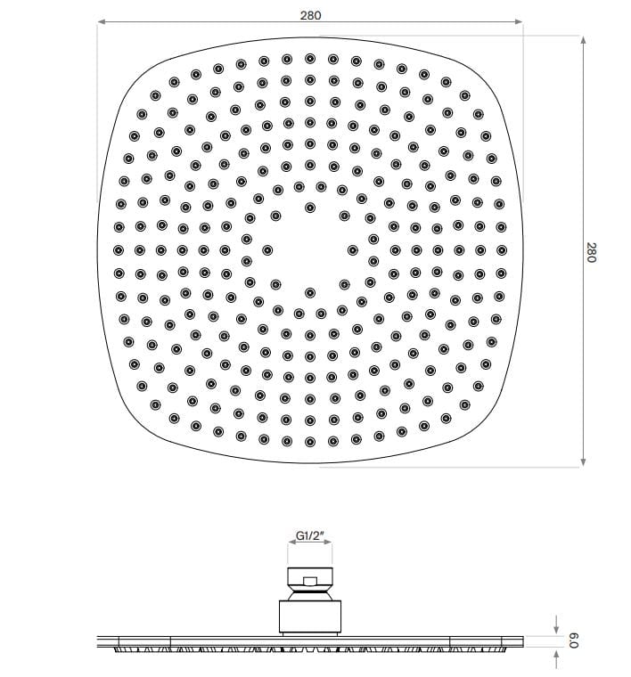 Регулируемая насадка для душа с дождевой насадкой COCOON Piet Boon ARCH-00125916 - Вид №6