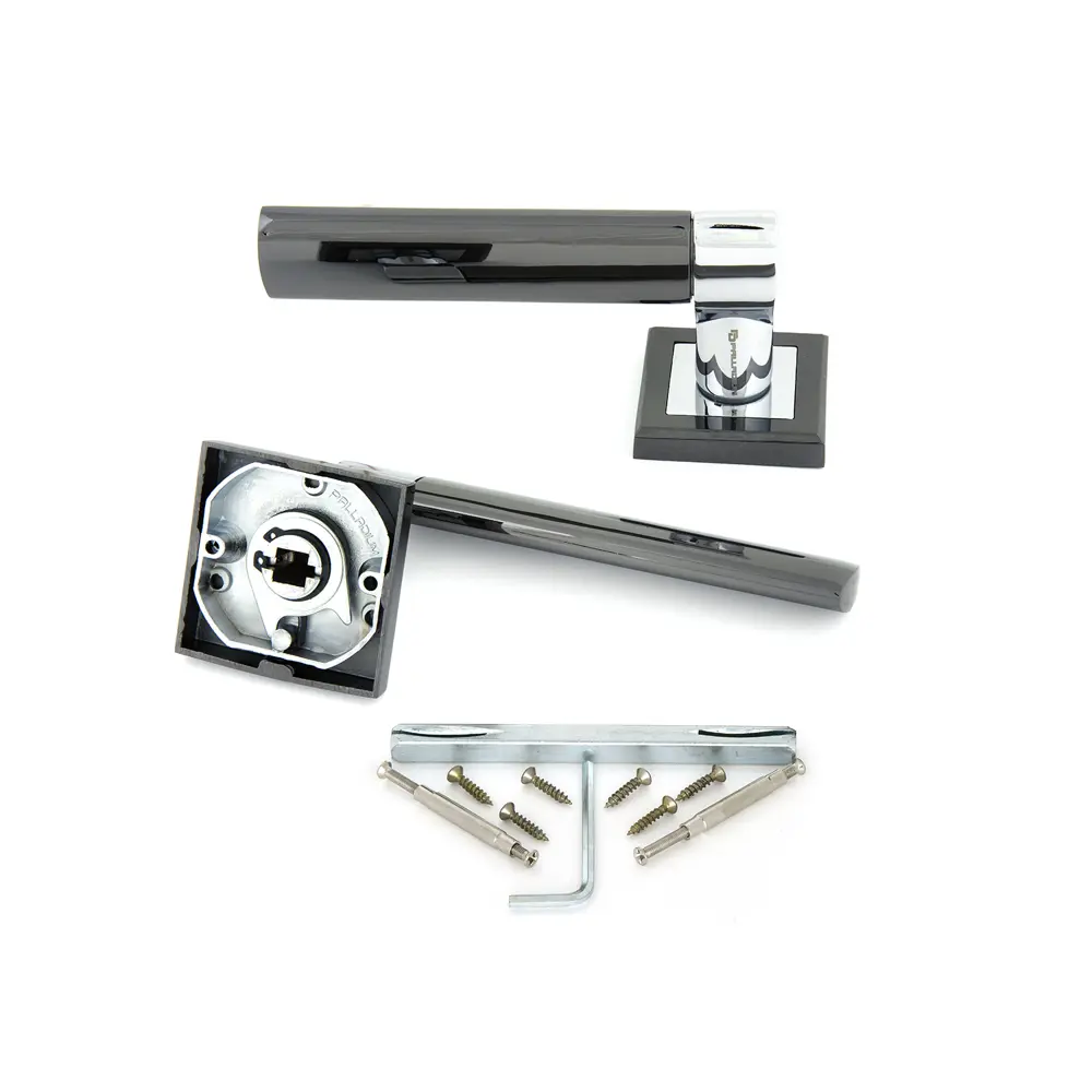 Ручка дверная OSCAR BN/CP PALLADIUM STLM-2168407 - Вид №1