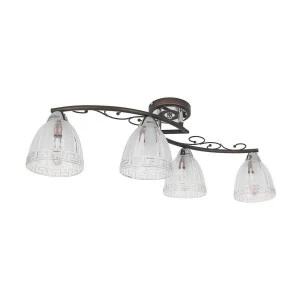 Потолочная люстра IDLamp Nield 232/4PF-Blackchrome IDLAMP NIELD 182562 -