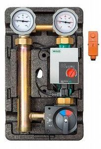 Смесительная насосная группа MEIBES MK 1"(подача справа) сервопривод в комплекте, насос Wilo Para SC