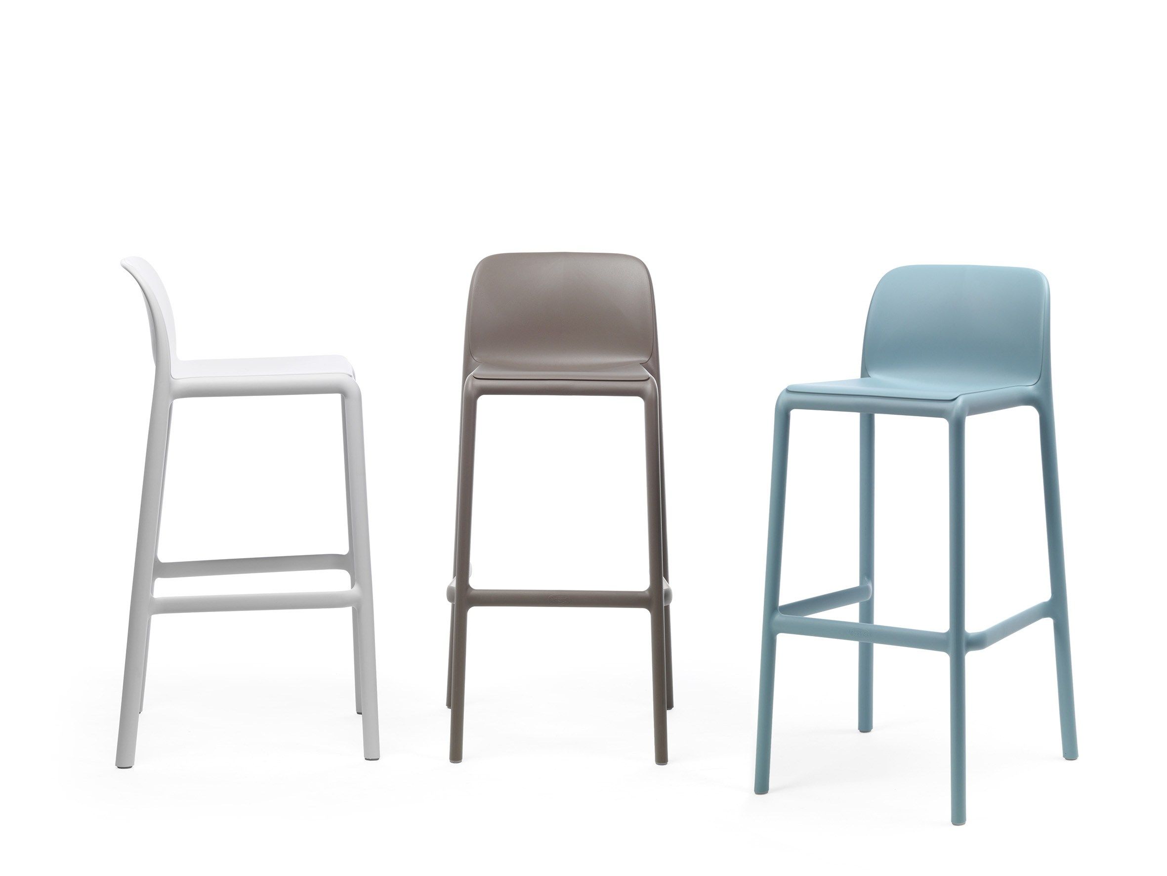 Высокий стекируемый барный стул из стекловолокна Nardi Bora-Riva-Costa ARCH-00054484 - Вид №1