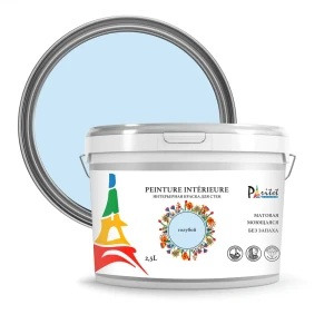 Краска для стен и потолков Paritet матовая цвет голубой 2.5 л