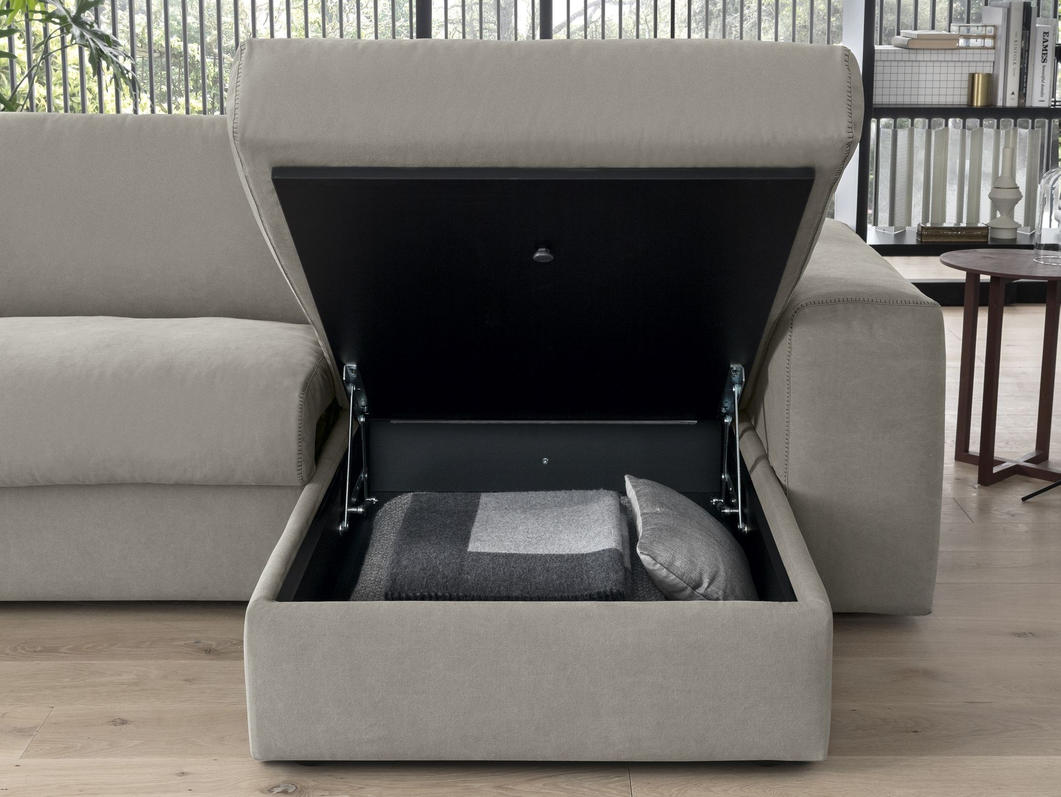 Двуспальный диван-кровать из ткани с полуостровом Felis Day &amp ARCH-00089866 - Вид №5