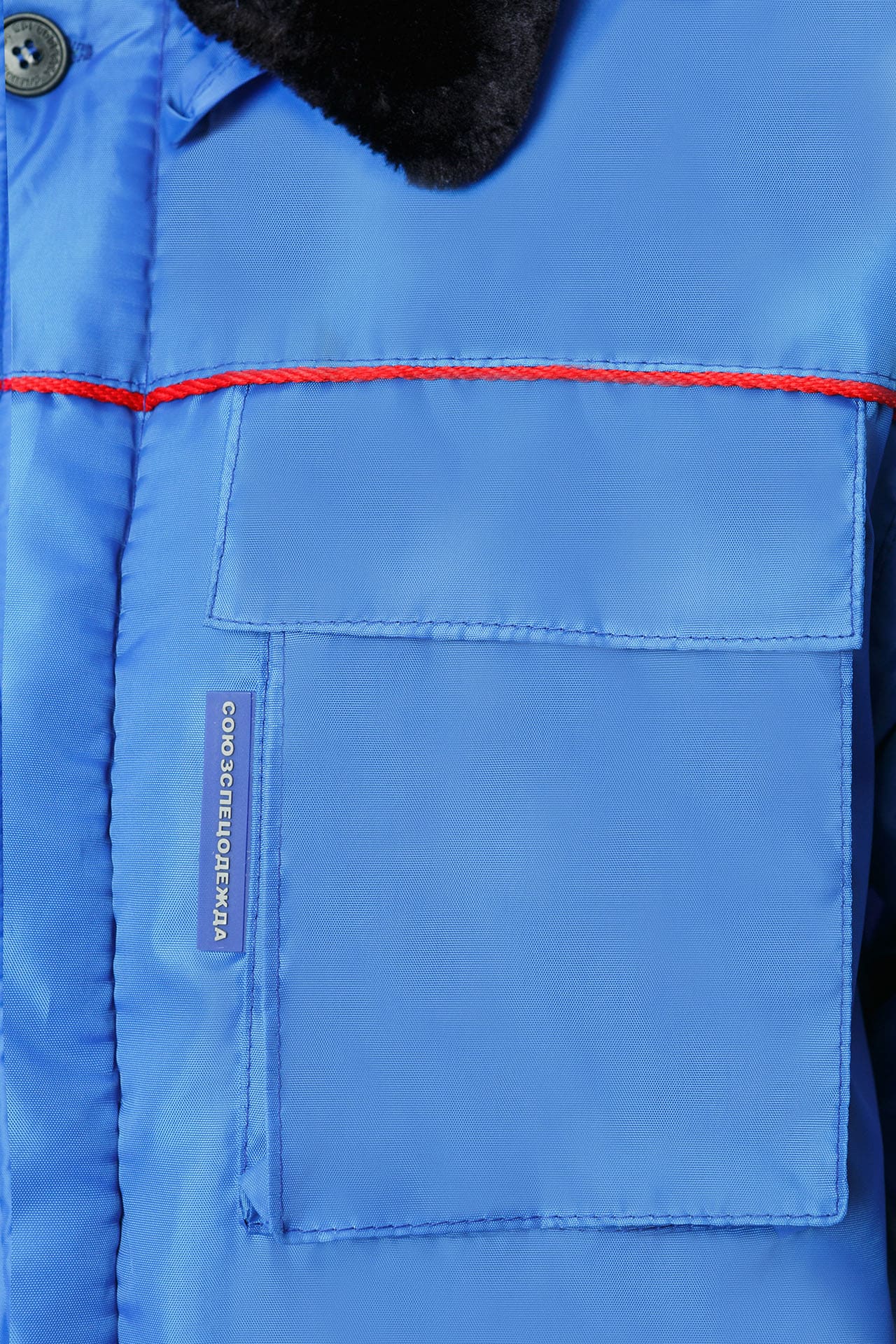 63742 Костюм "Эксперт-К" зимний ткань "Оксфорд" василек  Зимняя спецодежда  размер 48-50/170-176  - Вид №8