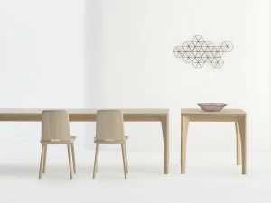 SIPA Прямоугольный деревянный стол Fold