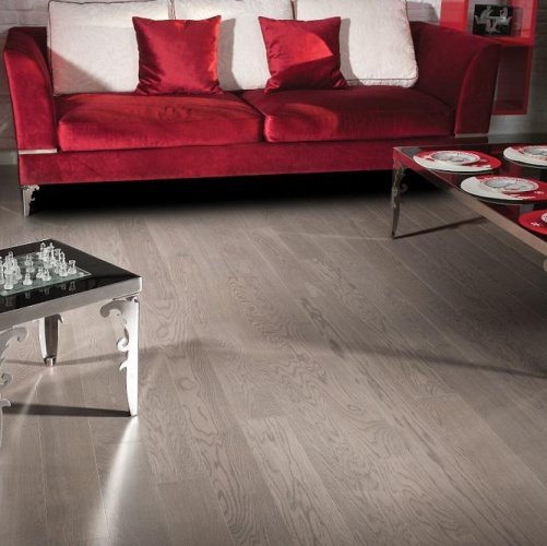 Паркет Ёлка Coswick Ренессанс Шамбор Дуб Натур (Гладкая) 647,7х107,95 мм 11243215 - Вид №1