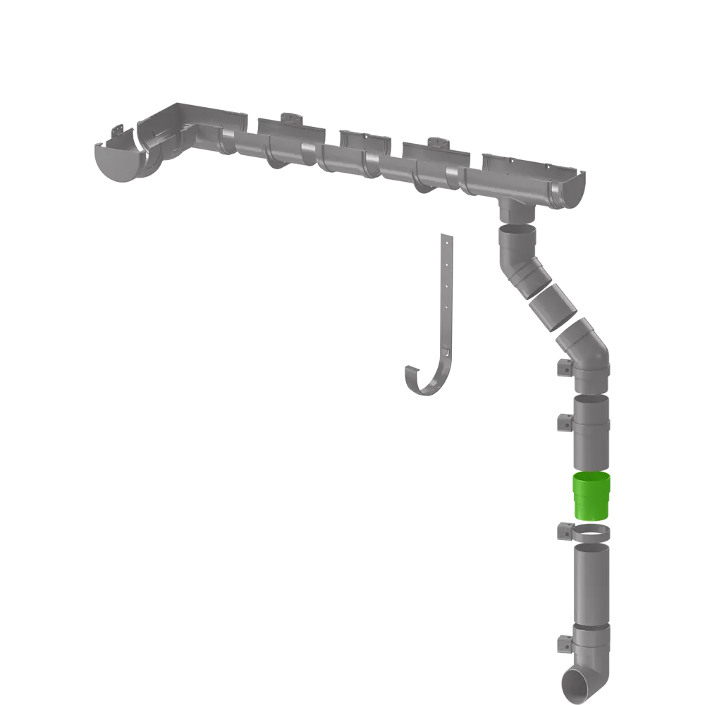 Муфта соединительная Dacha 80 мм красный DÖCKE STLM-2176987 - Вид №2