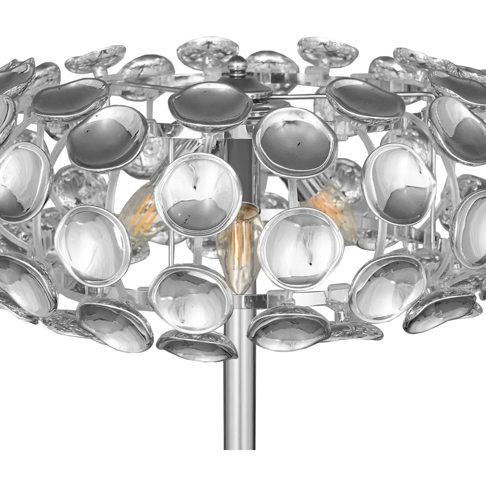 Торшер Mosca Chrome L1096-3F, цвет серебристый LAMPLANDIA STLM-2068919 - Вид №3