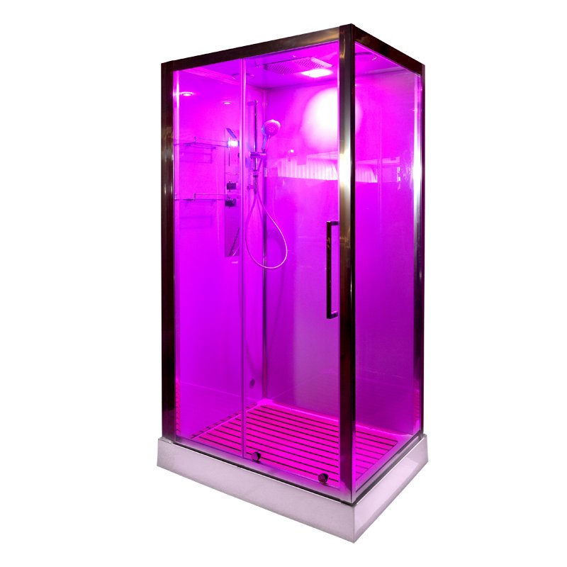 L 801 N с гидромассажем BLACK Душевая кабина DETO Серия L Z120 KERAVA с электрикой - Вид №21