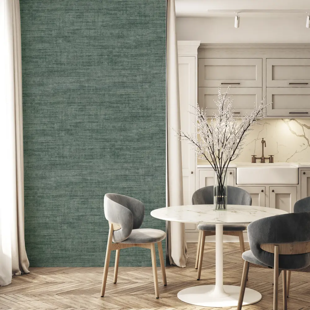 Флизелиновые обои Domani Casa Кампари зеленые с полосами 89440761 STLM-1580201 - Вид №3