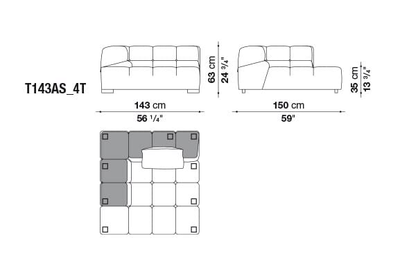 Модульный диван B&B Italia Tufty Time ARCH-00144354 - Вид №27
