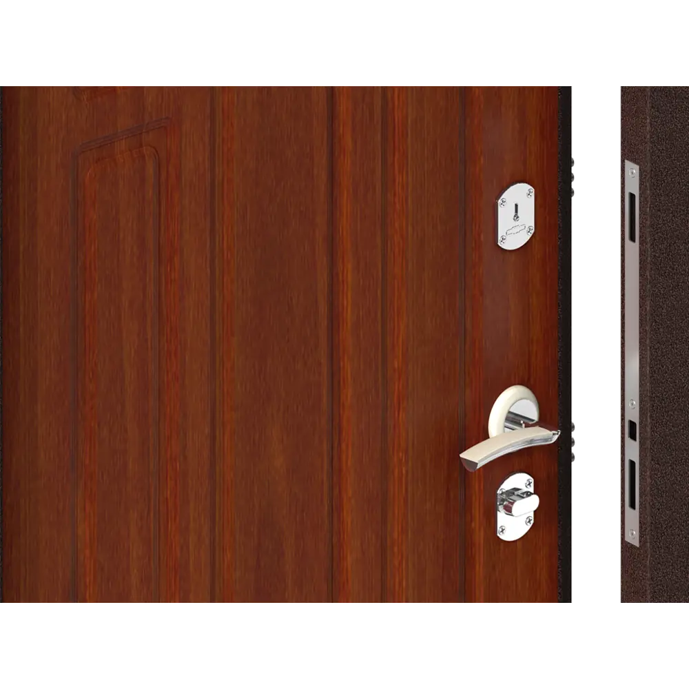 Дверь входная металлическая Оптим 98x205 см правая итальянский орех DOORHAN STLM-2068068 - Вид №2