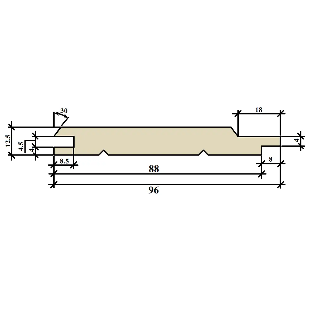 Santreyd Евровагонка Норма - натуральная отделка из хвойных пород 81946171 STLM-0014385 - Вид №9