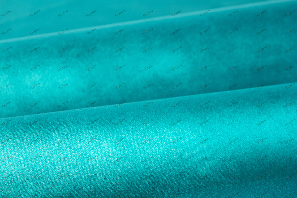 COLORISTICA Портьерная ткань  Бархат  Supernova Голубой / бирюзовый Supernova col.43