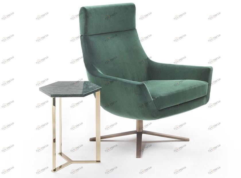 Marelli 4-спицевое кресло с высокой спинкой и подставкой для ног sun-id-1391456