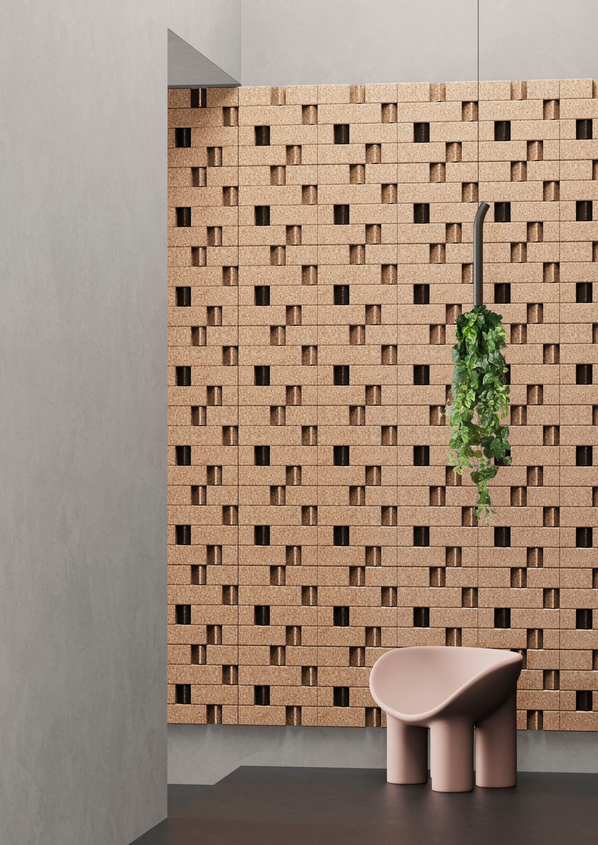 Акустическая панель из пробки GREENMOOD MORSE ARCH-00031079 - Вид №1