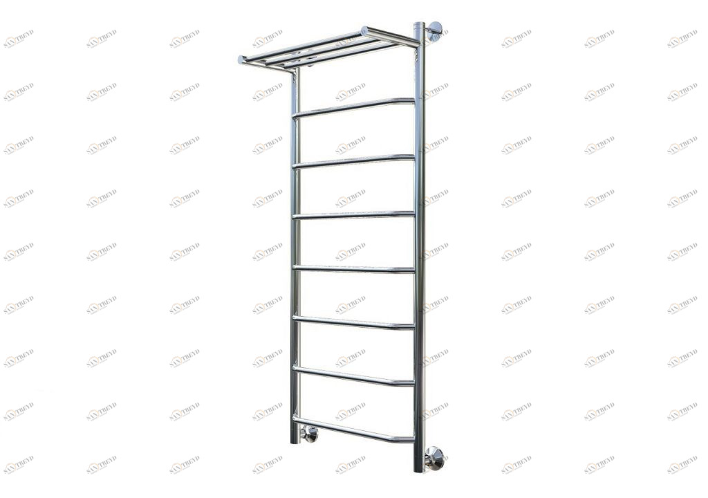 Полотенцесушитель водяной Aquanet Fiona 1200x400, с верхней полкой 00237019