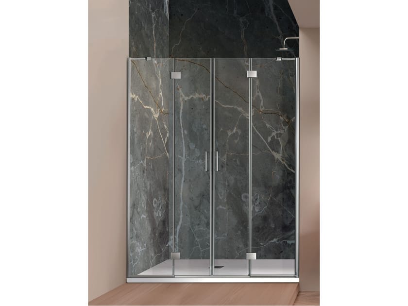 Хрустальная ниша душевая кабина с распашной дверью Metidea топ ARCH-00037202