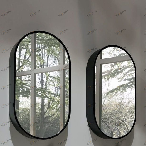 CIELO Зеркало-шкаф Oval Box Catino Ceramica Cielo CASPCO