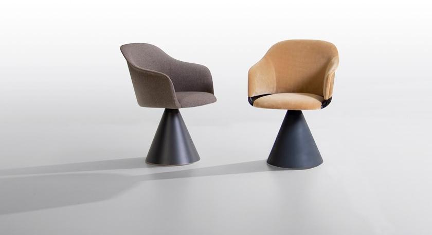 Potocco Стул с обивкой и подлокотниками Lyz 918 gc - Вид №1