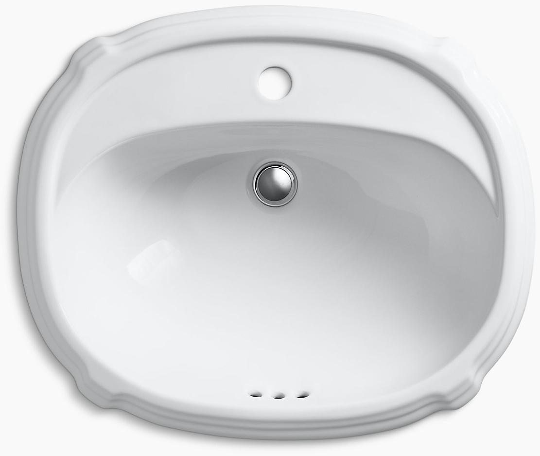 K-2189-1-58 Накладная раковина на столешницу  прямоугольная Kohler  - Вид №2