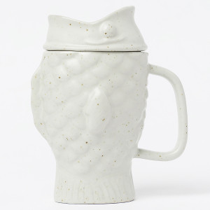 DYTAIMUCR Чашка с емкостью для заваривания taiyaki cream Doiy