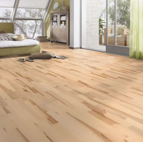 Паркетная доска Meister PС 200 Classic Лайвли 918 Бук Натур (Гладкая) 2400х200 мм 2300200103 - Вид №2