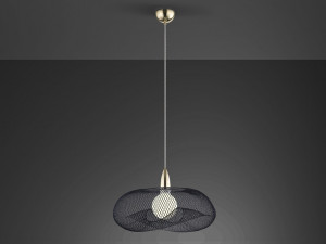 108987 Подвесной светильник 1L черный/золотой Schuller Forma