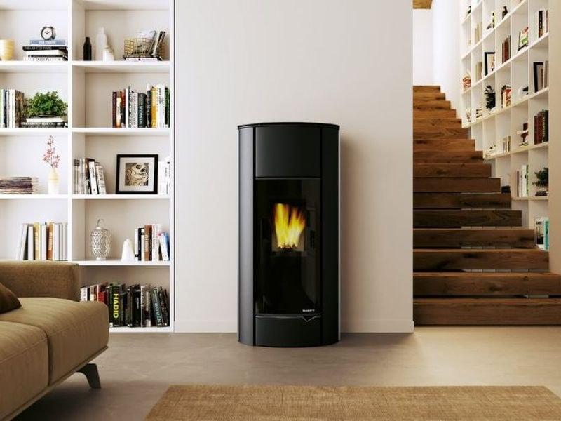 PALAZZETTI Пеллетная печь из стали и стекла класса а ++ sun-id-1408747 - Вид №5