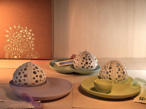 Матовая глазурованная керамическая подставка