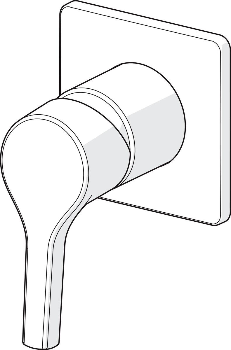 Oras 3983H Панель смесителя для душа 3983H Saga Style Хром  - Вид №2